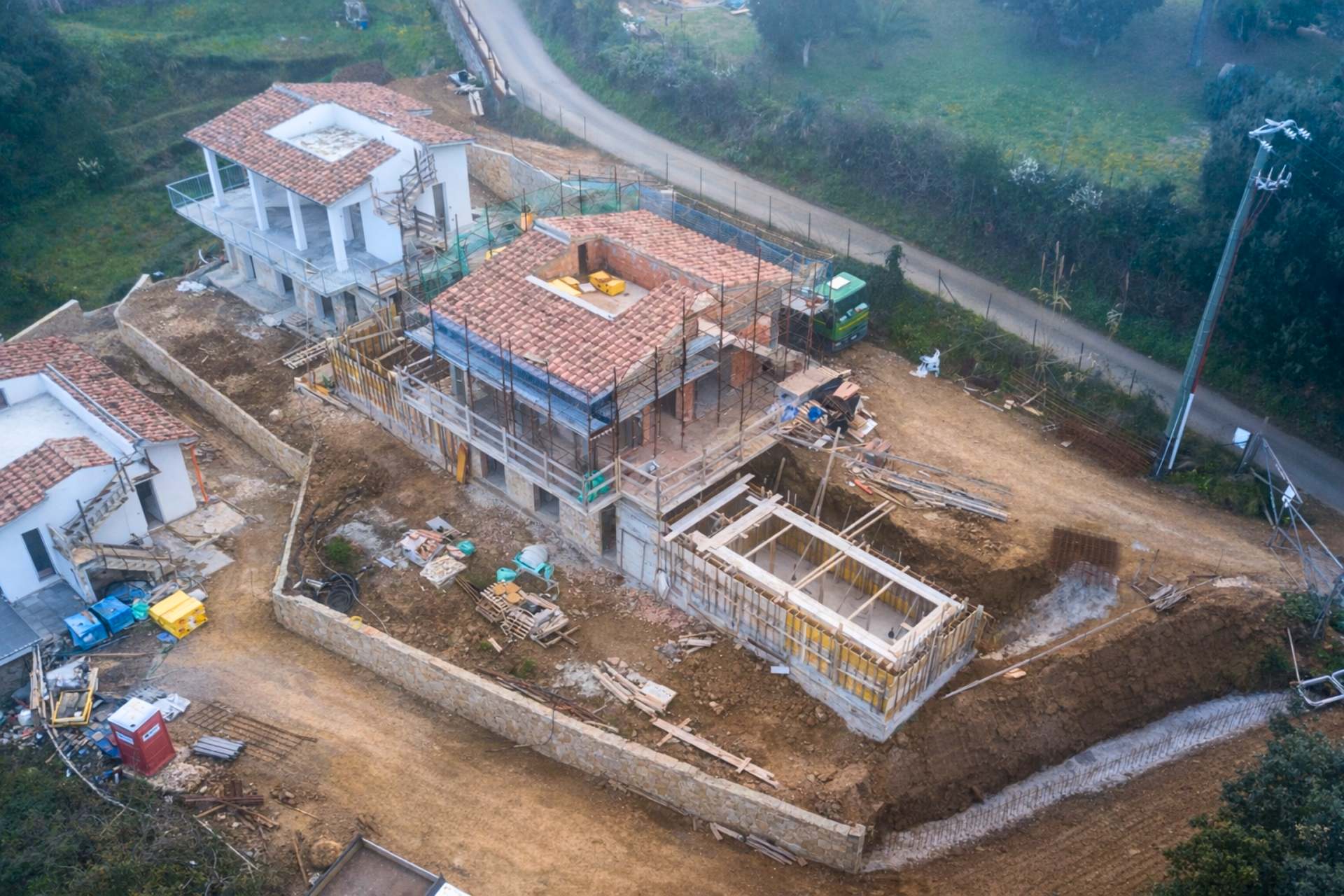 Villa in costruzione su terreno collinare a Capoliveri Bh Costruzioni