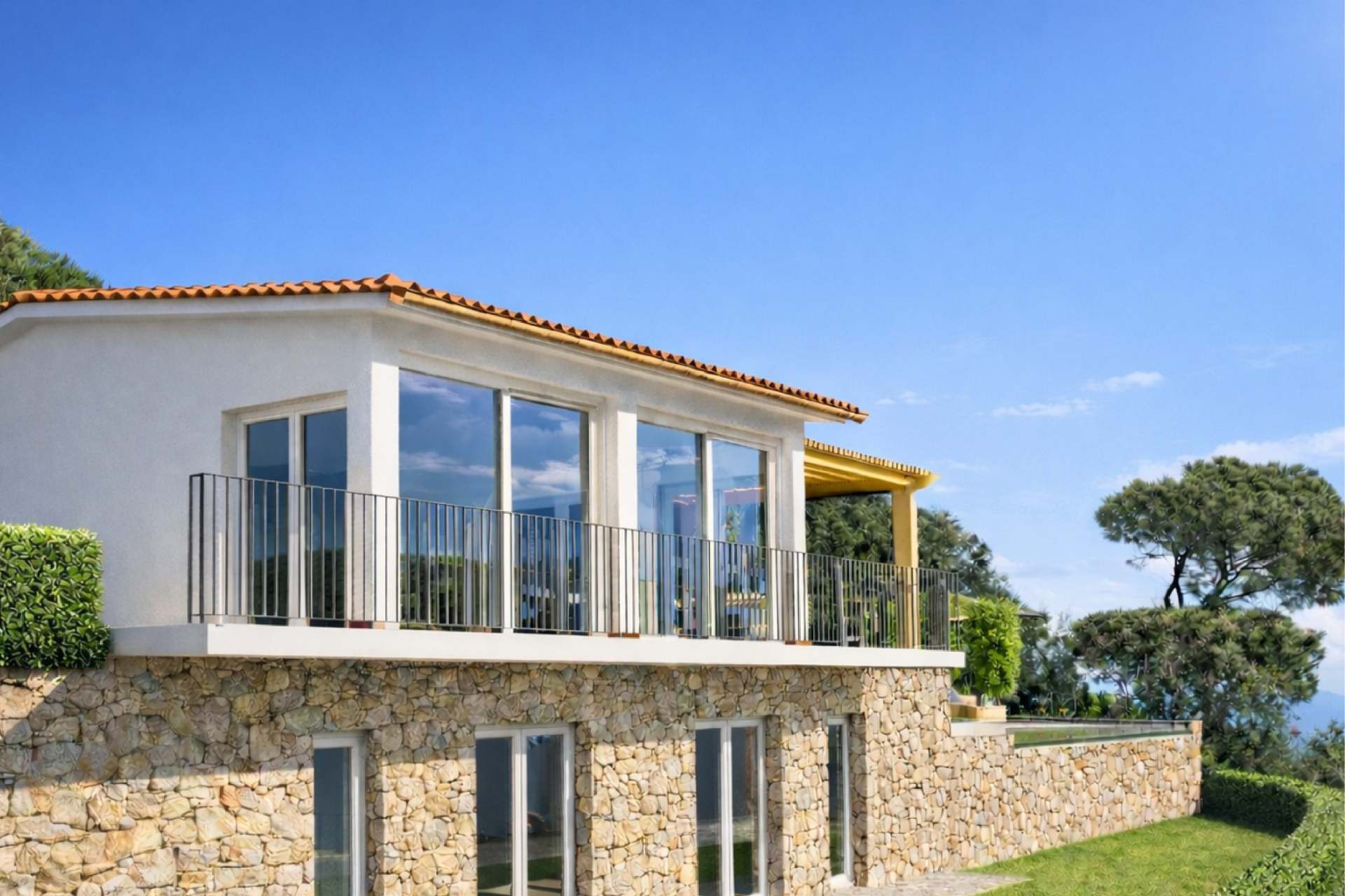 Rendering Villa B a Capoliveri con piscina